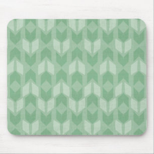 Mousepad Teste padrão verde exterior da seta de etapa de