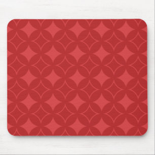 Mousepad Teste padrão vermelho do shippo