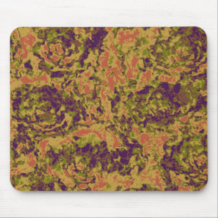Mousepad Teste padrão vibrante da camuflagem da flor