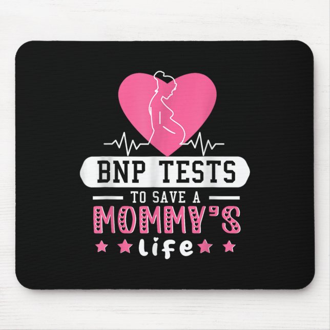 Mousepad Testes Bnp Para Salvar A Vida Das Mães (Frente)