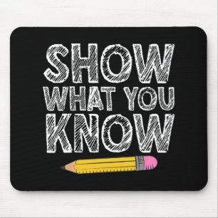 Mousepad Testes De Arte Do Dia Para Mulheres Homens Teste D