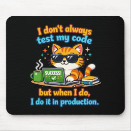 Mousepad Testes em Produção