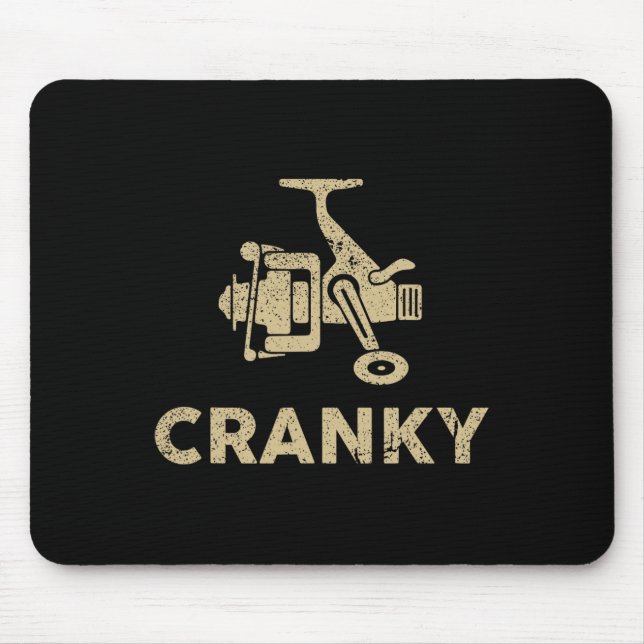 Mousepad Teto De Pesca Engraçado Para Homens (Frente)
