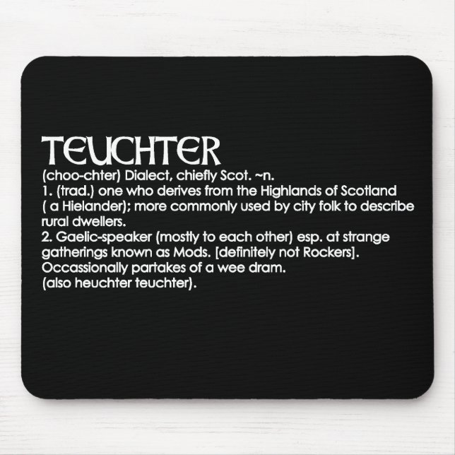 Mousepad Teuchter (Frente)