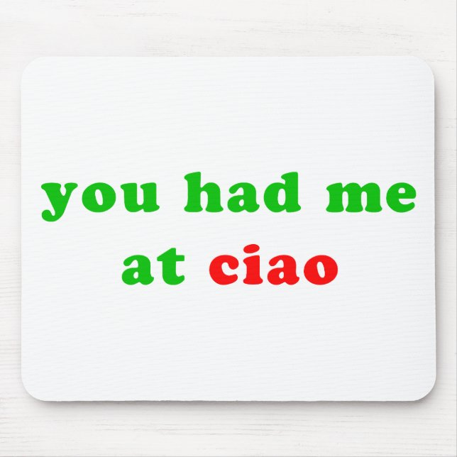 Mousepad teve-me no ciao (Frente)
