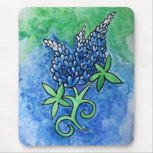 Mousepad Texas Bluebonnets