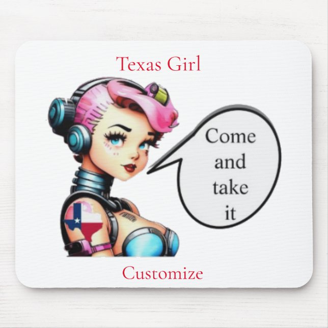 Mousepad Texas Girl Thunder_Cove (Frente)