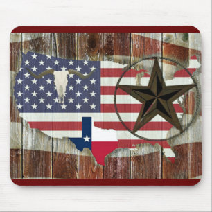 Mousepad Texas Lone Star Texas Long Horn