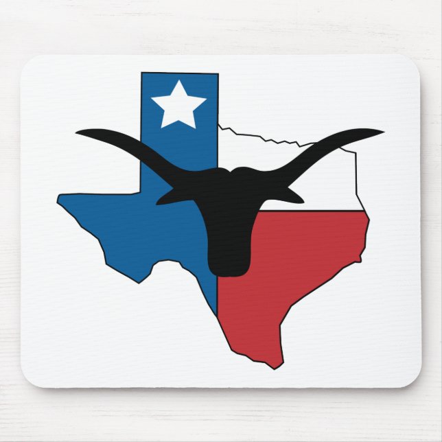 Mousepad Texas Longhorn (Frente)