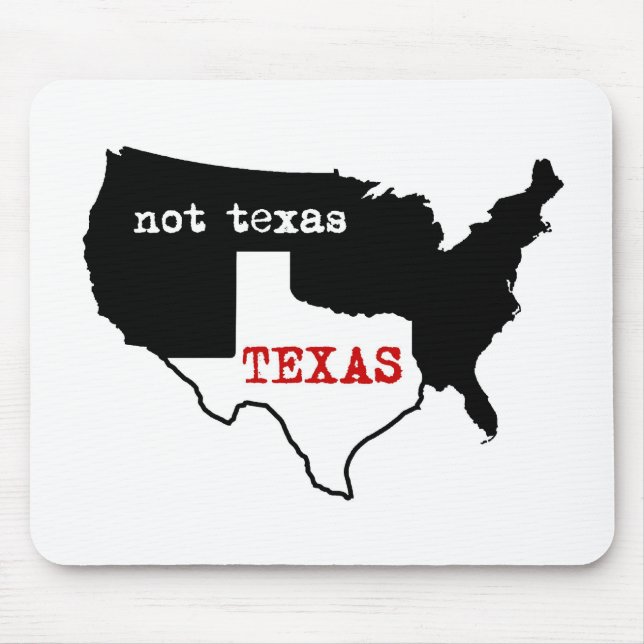 Mousepad Texas/não Texas (Frente)