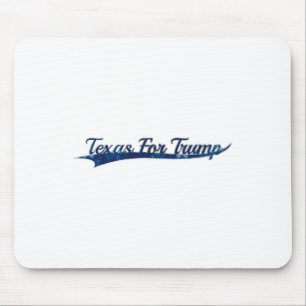 Mousepad Texas Para Trump Conservador Político Vintage Var