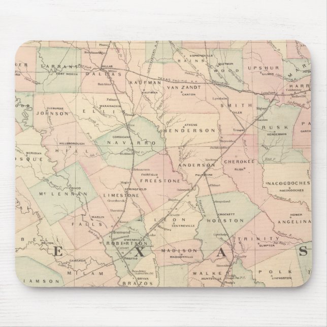 Mousepad Texas, parte oriental (Frente)