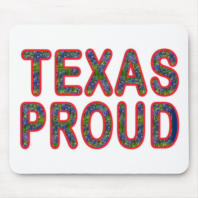 Mousepad Texas Proud Bluebonnet (Frente)