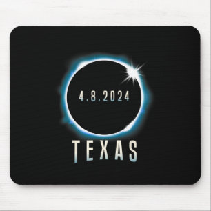 Mousepad Texas Total Solar Eclipse 2024 Blue April 8 Men Wo
