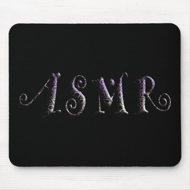 Mousepad Texto 3D ASMR (Frente)