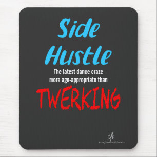 Mousepad Texto Azul Neon do Lado vs. Twerking