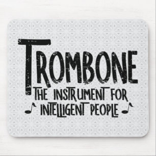Mousepad Texto Bruto de Trombone Inteligente
