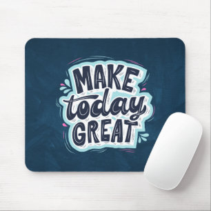 Mousepad Texto criativo azul