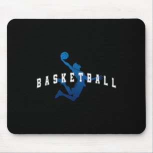Mousepad Texto da Equipe Azul da Varsity do Jogador Sketll
