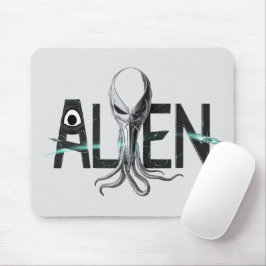 Mousepad Texto de Alienígena de Espaço