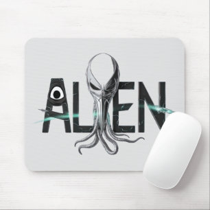 Mousepad Texto de Alienígena de Espaço