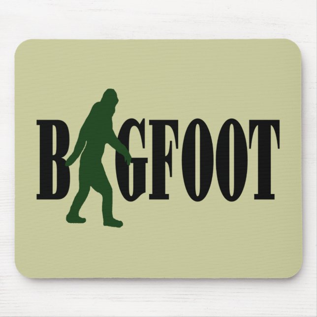 Mousepad Texto de pé-direito e gráfico de abaulamento verde (Frente)