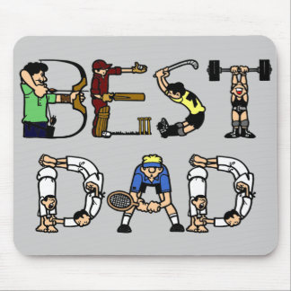 Mousepad Texto divertido do melhor Pai