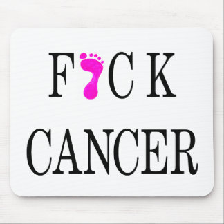 Mousepad texto macio do cancer do f*ck
