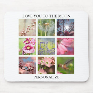 Mousepad Texto Personalizado e Colagem de Fotos