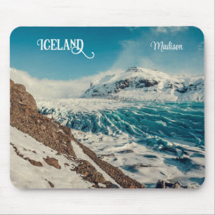 Mousepad Texto Personalizado Solheimajokull, Islândia