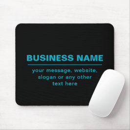 Mousepad Texto Personalizável para Empresas Etc. Negrito Ed