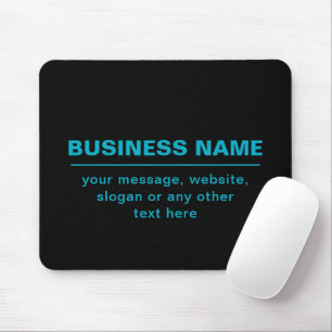 Mousepad Texto Personalizável para Empresas Etc. Negrito Ed