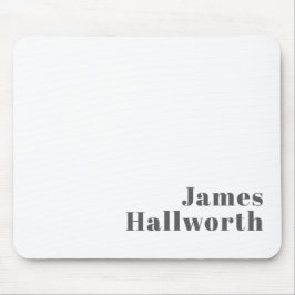 Mousepad Texto Retroativo Retroativo para na moda Editável