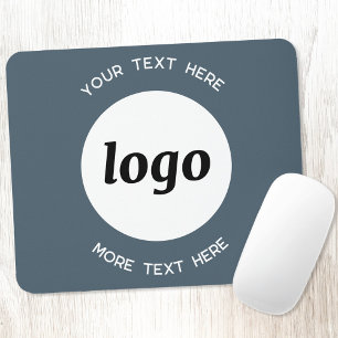 Mousepad Texto Simples de Logotipo Promocional Empresarial