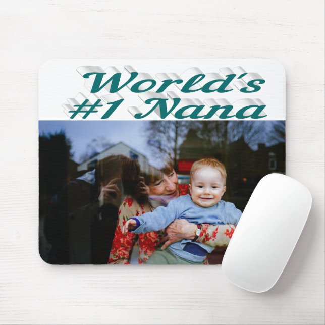 Mousepad Texto verde da foto da Nana (Com mouse)