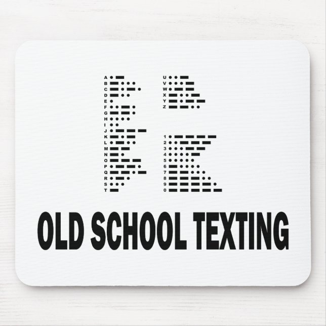 Mousepad Textos da velha escola (Frente)