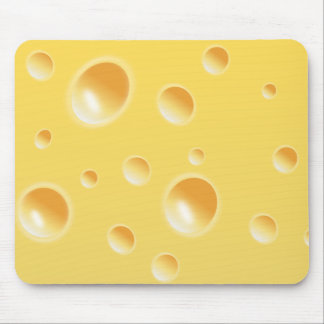 Mousepad Textura amarela do queijo suíço