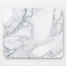 Mousepad Textura branca de mármore
