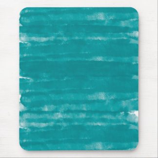 Mousepad Textura de Aquarela Turquesa Minimalista