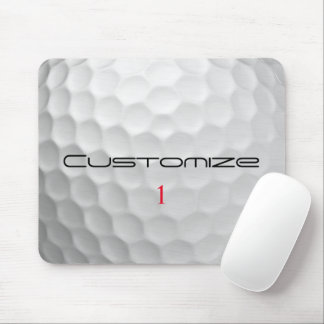 Mousepad Textura de Bola de Golfe Branca Com Reentrâncias N