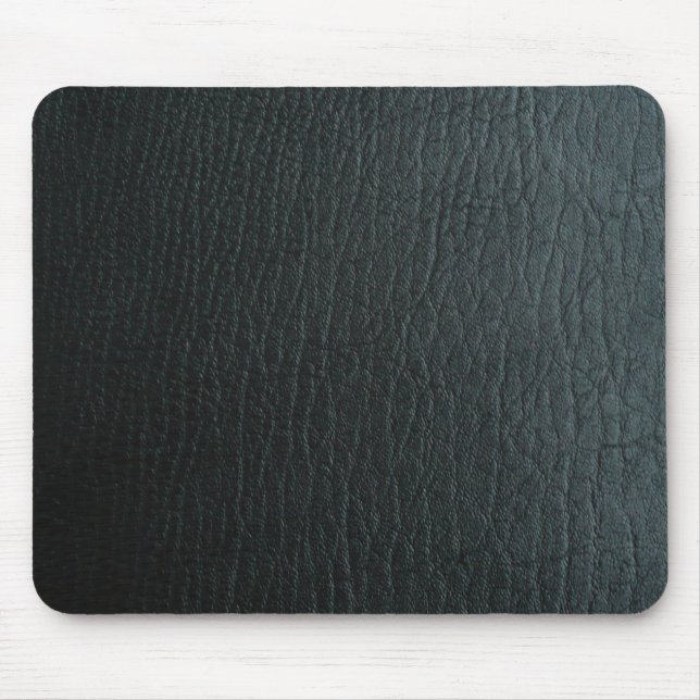 Mousepad Textura de couro preto escura (Frente)