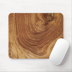 Mousepad Textura de Madeira de Teca Rústica em Madeira Foto
