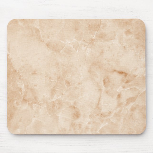 Mousepad Textura de mármore cremosa (Frente)