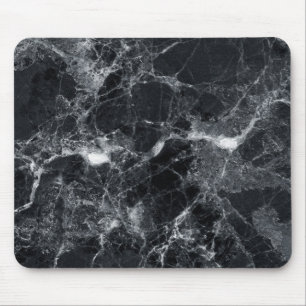 Mousepad Textura de mármore preto
