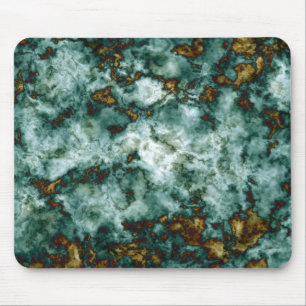 Mousepad Textura de mármore verde com veias