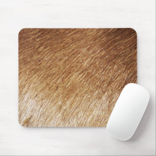 Mousepad Textura de Pelo Marrom Natureza - Decoração de Cas