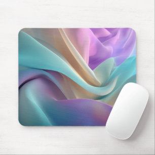 Mousepad Textura de Tecido Abstrato em Tons Pastéis