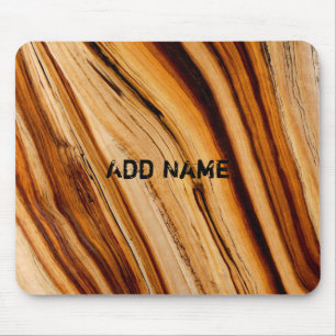 Mousepad Textura de tronco de árvore queimada personalizad