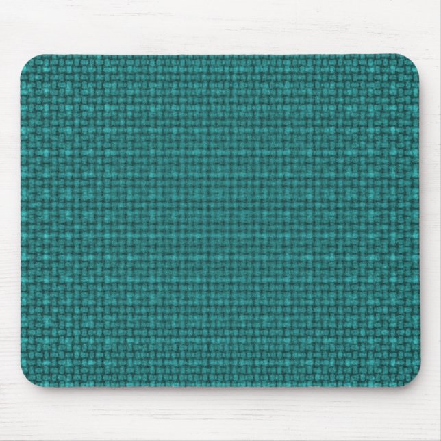 Mousepad Textura do Tecido Turquesa (Frente)