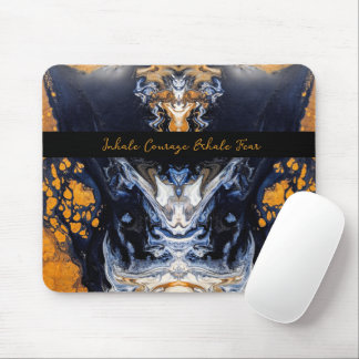 Mousepad Textura Dourada e brilhante do mármore Esculpida S